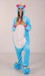 Женская кигуруми пижама взрослая и подростковая Kigurumi Единорог Голубой M 155-165 см. (1010) - изображение 1