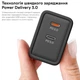 Зарядний пристрій RZTK GaN2 65W 2 USB-C (PD3.0) + кабель USB-C 100W Black - зображення 4