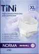 Набор подгузников-трусиков для взрослых Tini Norma XL 10 шт + 10 шт (4820278050998/1) - изображение 4