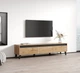 Тумба под телевизор NORD (185x43,5x38 см), дуб артизан - изображение 3