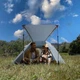 Намет чотиримісний Naturehike P-Series CNK2300ZP028, світлий сірий - зображення 2