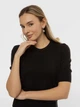 Джемпер трикотажний жіночий чорний з коротким рукавом Arber Crew-neck WDanx 7 WTR-185 L чорний (W09.01.02.511) - зображення 4