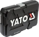 Набор торцевых головок 1/4", 38 предметов, YT-14471, Yato - изображение 3