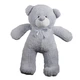 Величезний плюшевий ведмедик Teddy Boom Веня 200 см сірий - зображення 1