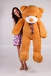Большой плюшевый медведь Тедди Teddy Boom 180 см карамель - изображение 2