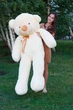 Плюшевий ведмедик Teddy Boom Тедді 140 см кремовий - зображення 3