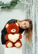 Плюшевий ведмедик Френк 65 см Teddy Boom коричневий із серцем - зображення 4