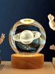 Ночник 3D шар "Сатурн" на подставке теплый цвет USB. Cветильник-ночник - изображение 6