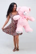 Іграшка ведмідь Teddy Boom Томмі 100 см рожевий - зображення 3