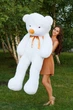 Плюшевый мишка Тедди Teddy Boom 180 см белый - изображение 3