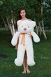 Мишка Тедди Teddy Boom 120 см кремовый - изображение 5