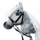 Хобіхорс сірий кінь на палиці - Hobby horse з вуздечкою А4 - изображение 1