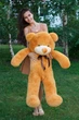 Плюшевый мишка Teddy Boom Тедди 120 см карамель - изображение 3