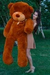 Ведмідь плюшевий Тедді Teddy Boom 200 см коричневий - зображення 4