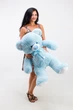 Плюшевый мишка Томми Teddy Boom 100 см голубой - изображение 2