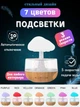 Зволожувач Грибок з ефектом дощу + підсвічування, Звуки дощу 7 режимів - зображення 2