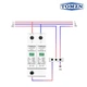 УЗИП TOMZN 2P AC SPD 275V TZG40-C 20-40 кА Устройство защиты от импульсных перенапряжений на переменный ток, молниезащита разрядник - изображение 4