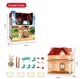 Детский кукольный домик Stomle Family "Уютная хижина" (Cozy Cabin) No.A06 с мебелью 30х26х16 см - изображение 2