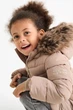 Стеганая детская зимняя куртка с капюшоном для девочки 110 см (5Y) - изображение 3