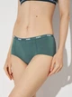 Набор трусиков хипстеров женских хлопковых Puma Mini Short 3P Pack 90759112 XL 3 шт Dark Green Moss (8720245665483) - изображение 3