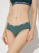 Набор трусиков слипов женских хлопковых Puma Hipster 3P Pack 90759210 M 3 шт Dark Green Moss (8720245666497) - изображение 3
