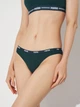 Набор трусиков слипов женских хлопковых Puma Women Bikini 2Ppack 90785123 L 2 шт Dark Green Moss (8720245667395) - изображение 1