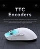 Мышка Attack Shark X3 White 26000DPI PAM3395 650IPS TTC 80M Wireless BT5.2 - изображение 4