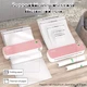 Портативний бездротовий термопринтер PeriPage A40 Pink Bluetooth 2600mAh підходить для тату та документів - изображение 2