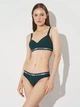 Бюстгальтер без косточек хлопковый Puma Women Padded Top 1P Hang 90786322 XS Dark Green Moss (8720245669641) - изображение 3