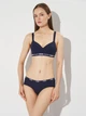 Бюстгальтер без косточек хлопковый Puma Women Padded Top 1P Hang 90786323 S Navy (8720245669573) - изображение 3