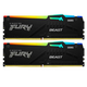 Оперативная память Kingston FURY 16 GB (2x8GB) DDR5 6000 MHz Beast RGB (KF560C36BBEAK2-16) - изображение 1