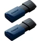 Флешка Kingston 2 x 64 GB DataTraveler Exodia M USB 3.2 Blue (DTXM/64GB-2P) - зображення 1
