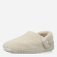 Женские домашние тапочки утепленые с закрытым носком Crocs Classic Cozzzy Slipper Stucco 209386-160 36-37 (M4/W6) 22 см Молочные (198445208492) - изображение 2