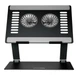 Охлаждающая подставка для ноутбука до 15.6 дюймов OfficePro LS-122-B 2xfans Alloy Aluminum Black - изображение 1