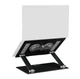 Охлаждающая подставка для ноутбука до 15.6 дюймов OfficePro LS-122-B 2xfans Alloy Aluminum Black - изображение 4