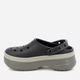 Женские кроксы Crocs Classic Stacked Clog Blk 211355-001 36-37 (M4/W6) 22 см Черный/Серый (198445215513) - изображение 3