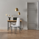 Набір стільців для кухні та вітальні ModernHome by Multistore DC855 4 шт Білі (5903089064602) - зображення 8