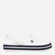Мужские кроксы Crocs Crocband WhtWhtNvy 11016-1WW 43-44 (M10/W12) 28 см Белый/Темно-синий (198445256004) - изображение 1