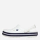 Мужские кроксы Crocs Crocband WhtWhtNvy 11016-1WW 43-44 (M10/W12) 28 см Белый/Темно-синий (198445256004) - изображение 3