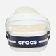 Мужские кроксы Crocs Crocband WhtWhtNvy 11016-1WW 43-44 (M10/W12) 28 см Белый/Темно-синий (198445256004) - изображение 5