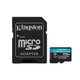 microSDXC (UHS-1 U3) Kingston Canvas Go Plus 256Gb class 10 A2 V30 (R170MB/s, W90MB/s) (adapter SD) - изображение 2