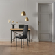 Zestaw krzeseł do salonu i jadalni ModernHome by Multistore DC855 4 szt Czarne (5903089064558) - obraz 8