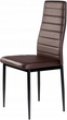 Zestaw krzeseł do salonu i jadalni ModernHome by Multistore DC855 4 szt Brązowe (5903089064596) - obraz 2