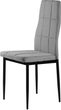Набір стільців для кухні та вітальні ModernHome by Multistore DC860 4 шт Сірі (5903089064893) - зображення 2