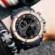 Мужские наручные часы 6012 Black-Cuprum Sanda 000319351 - изображение 2