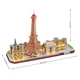 3D пазл CubicFun City Line з LED-підсвіткою Париж (L525h) - изображение 4