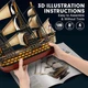 3D пазл CubicFun Корабель HMS Victory (T4019h) - изображение 5