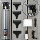 Триммер для стрижки волос бороды и усов VGR V Pro машинка с USB и LED-дисплеем водонепроницаемый Серебристый (87O) - изображение 3