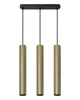 Подвесной светильник, люстра над столом, барной стойкой Goldlux 326164 Lungomare GU10 3x10W IP20 Золотой - изображение 1