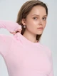 Лонгслив длинный женский ROZA 241209 2XL Розовый (4824005742989) - изображение 4